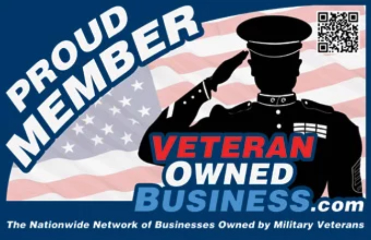 We are a proud member of Veteran Owned Business. Click this badge to see our profile!